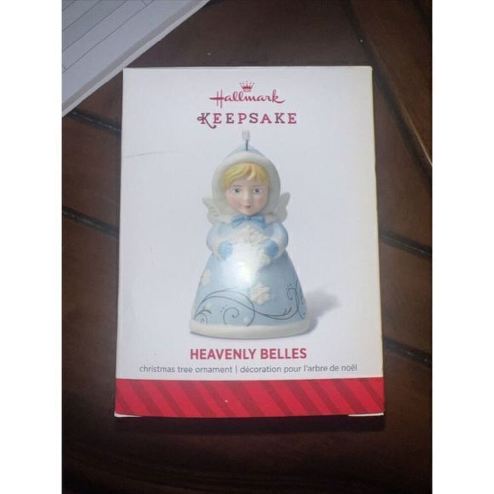 Hallmark Series Ornament 2014 Heavenly Belles #2 - Porcelain Angel NIB